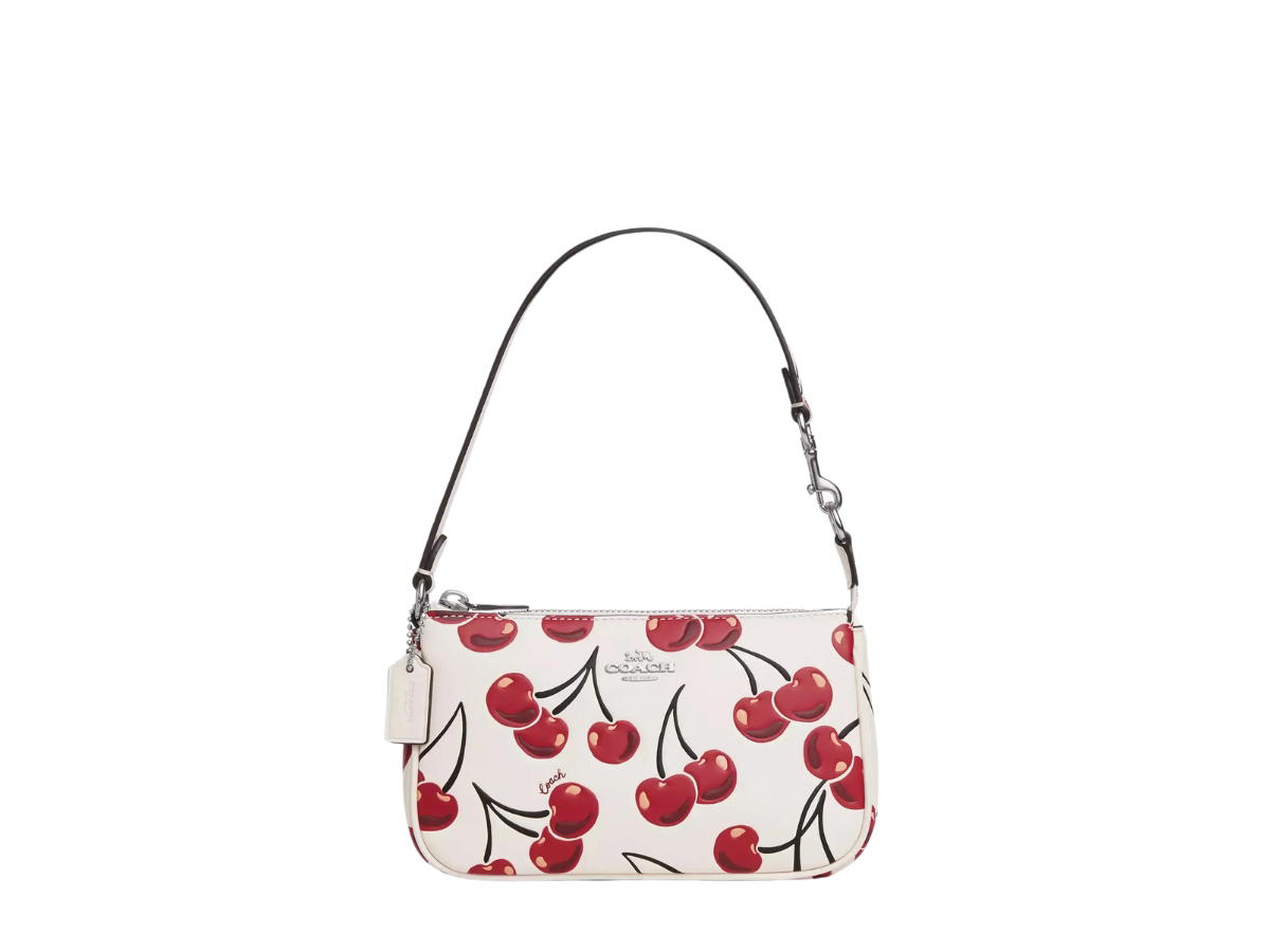 Coach Coach Nolita 19 With Cherry Print In Smooth leather With Silver Hardware Muticolor