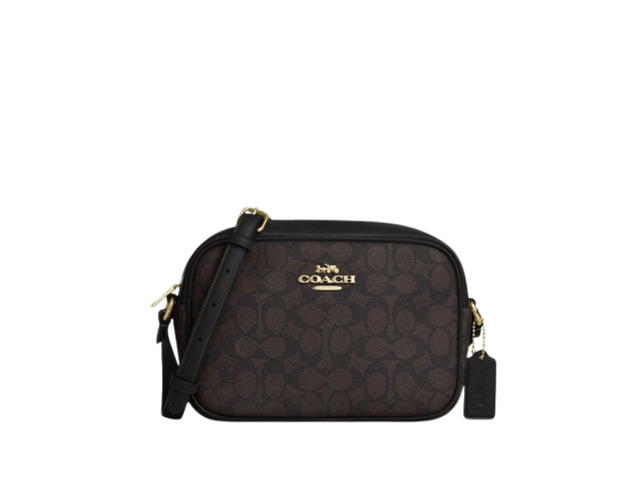 Coach Coach Jamie Camera Bag In Signature Canvas Walnut Black - view 1