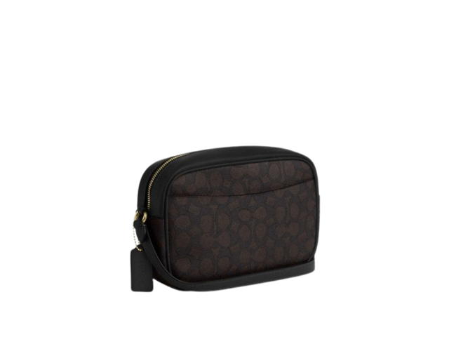 Coach Coach Jamie Camera Bag In Signature Canvas Walnut Black - view 2