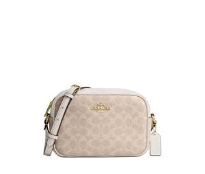 Buy Coach Jamie Camera Bag In Signature Canvas Sand Chalk at Sasom – Authentic and Ready to Ship