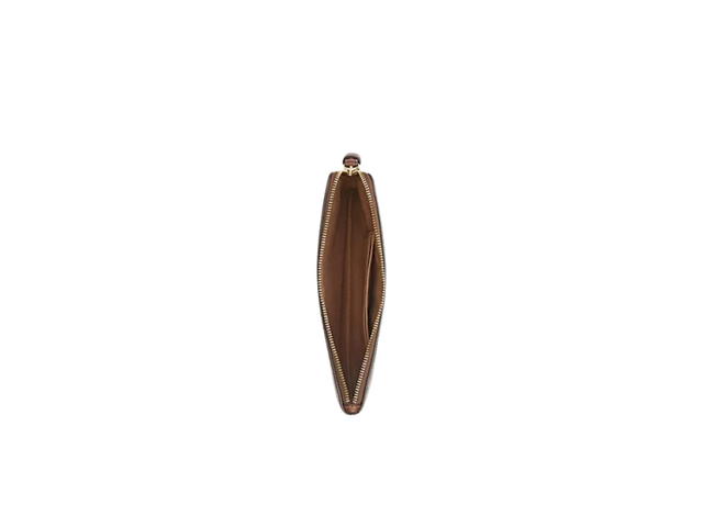 Coach Coach Large Corner Zip Wristlet In Tan Brown - view 2