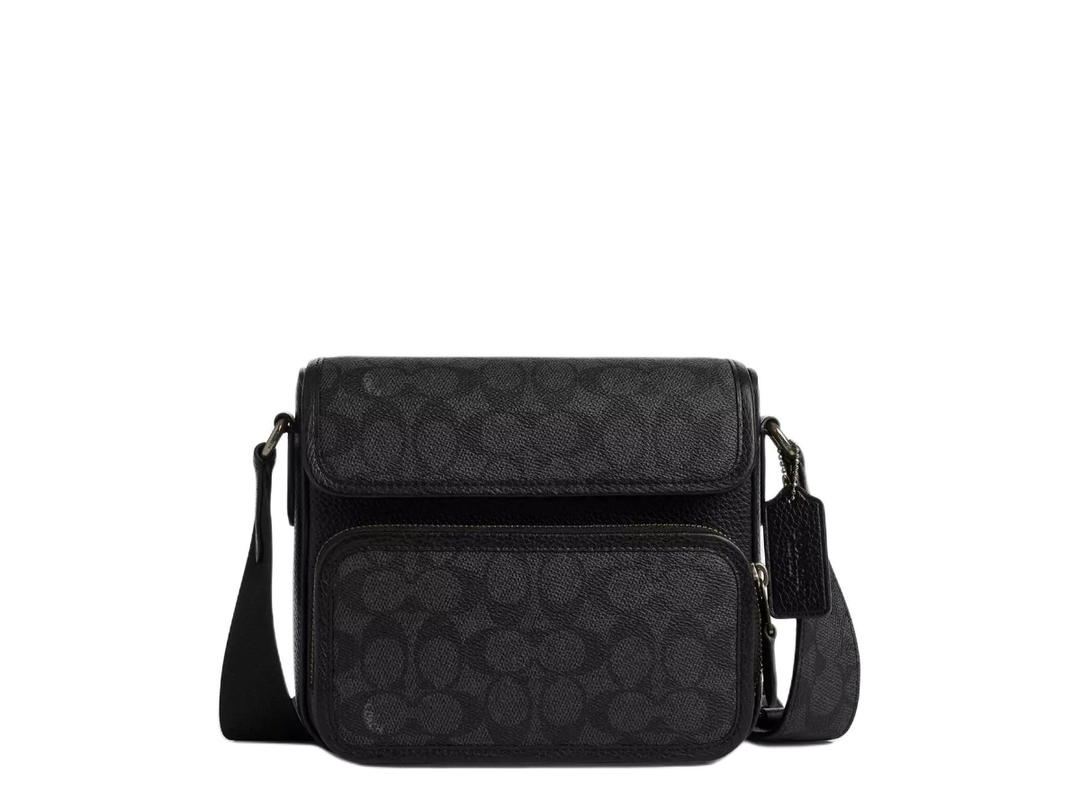 Coach Coach Sullivan Flap Crossbody Bag In Signature Canvas