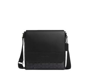 Buy Coach Houston Map Bag Charcoal Black Gunmetal at Sasom – Authentic and Ready to Ship