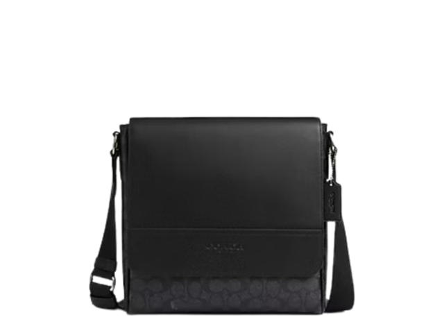 Coach Coach Houston Map Bag Charcoal Black Gunmetal - view 1