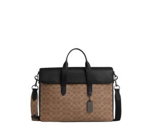 Buy Coach Sullivan Portfolio Brief Tan at Sasom – Authentic and Ready to Ship