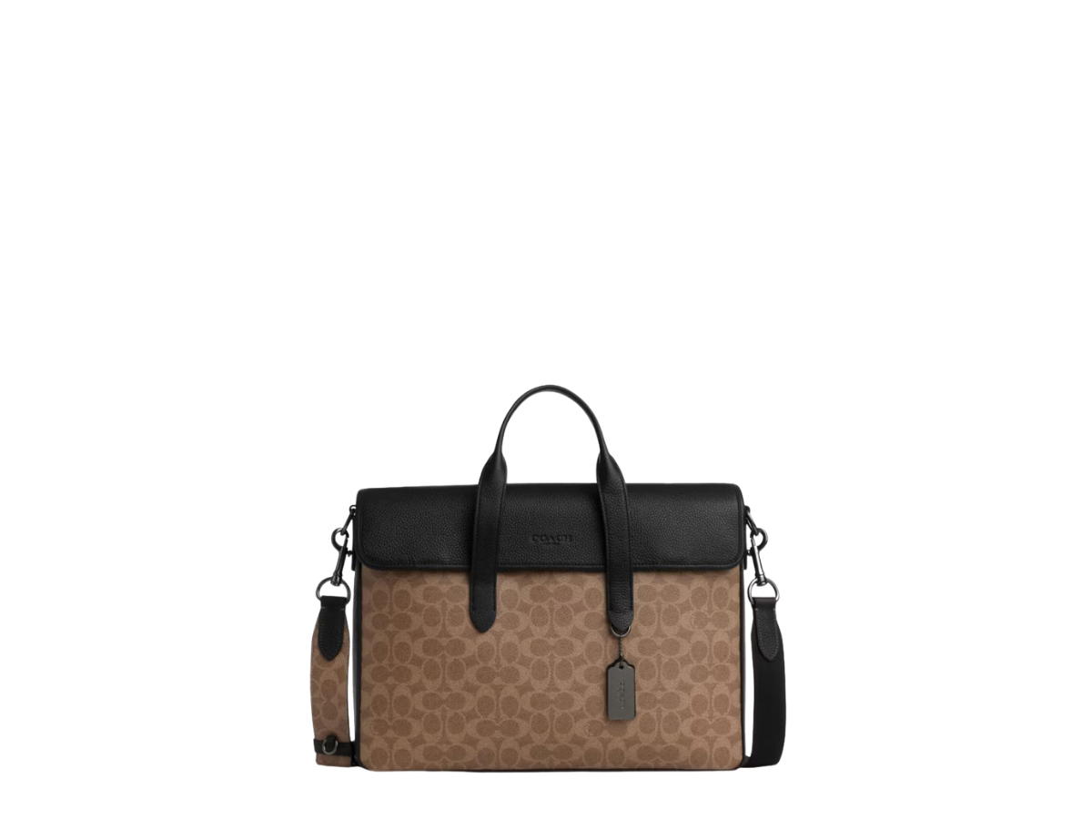Coach Coach Sullivan Portfolio Brief Tan