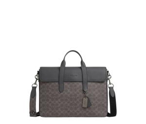 Buy Coach Sullivan Portfolio Brief Grey at Sasom – Authentic and Ready to Ship