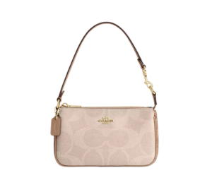 Buy Coach Nolita 19 In Blocked Signature Canvas With Gold Plated Hardware Sand And Tan at Sasom – Authentic and Ready to Ship