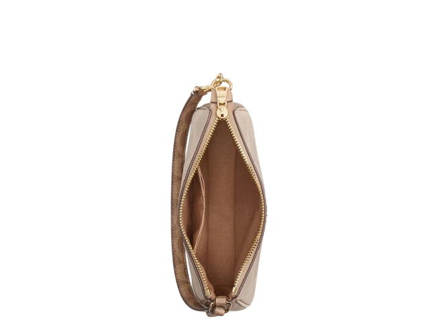 Coach Coach Nolita 19 In Blocked Signature Canvas With Gold Plated Hardware Sand And Tan - view 3
