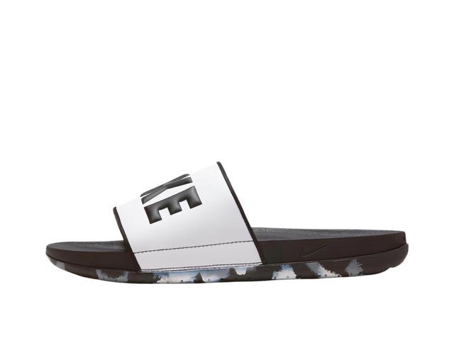 Nike Nike Offcourt Slide Marble Black White - view 2