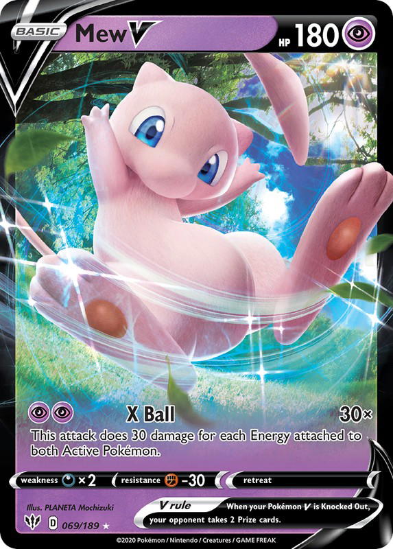 Pokemon Pokemon Mew V [DAA 069/189] Sword & Shield "Darkness Ablaze" (EN)