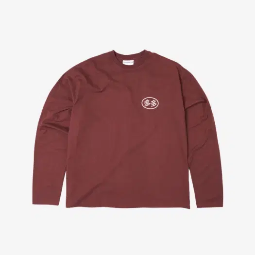 Buy Dada Logo LS T-Shirt Burgundy at Sasom – Authentic and Ready to Ship