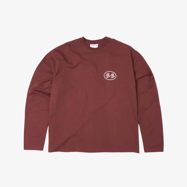 Dada Dada Logo LS T-Shirt Burgundy - view 1