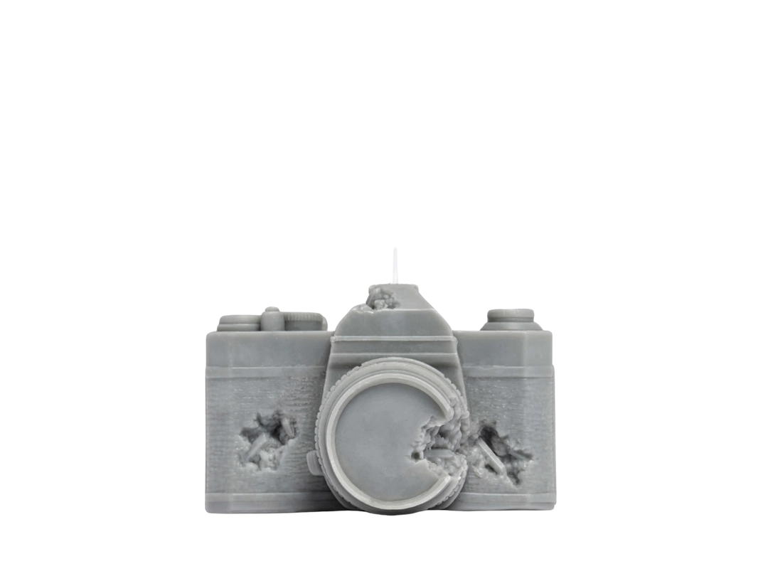 Daniel Arsham Daniel Arsham Eroded Camera Candle Grey