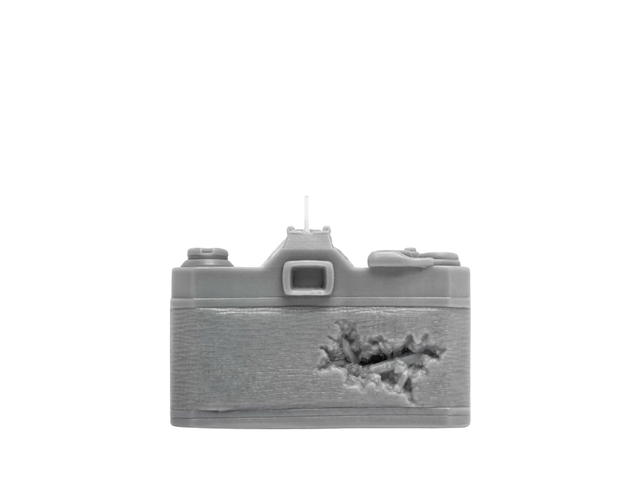 Daniel Arsham Daniel Arsham Eroded Camera Candle Grey - view 4