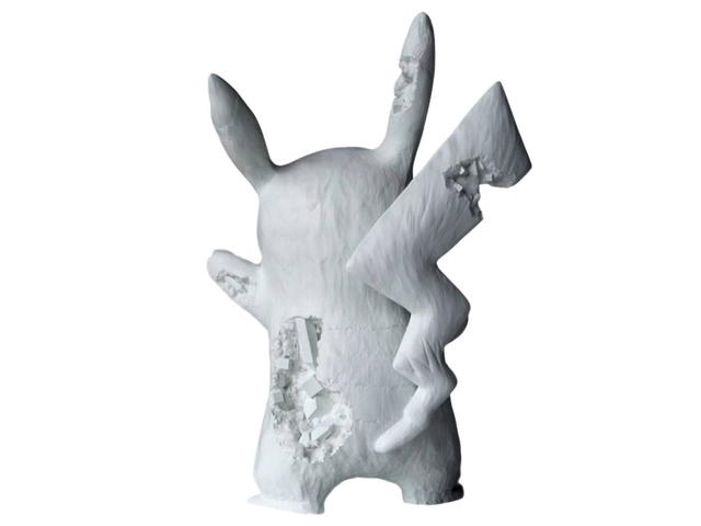 Daniel Arsham Daniel Arsham x Pokemon Crystalized Pikachu Future Relic Blue (Edition of 500) - view 2