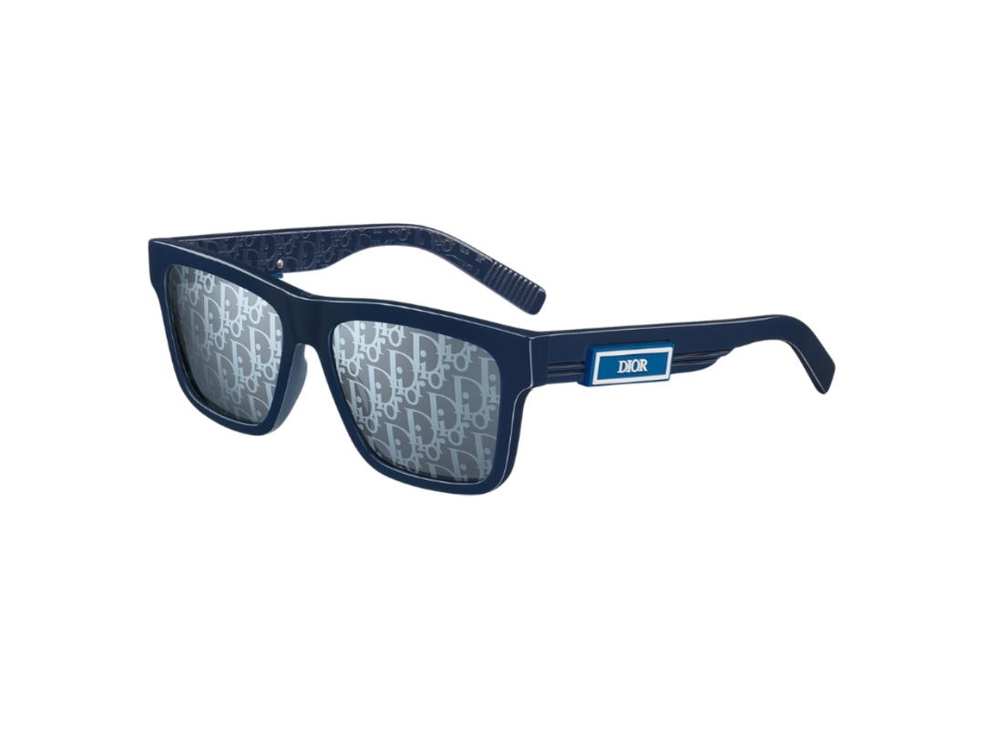 Dior Dior B23 S4I Square Sunglasses Blue Lenses
