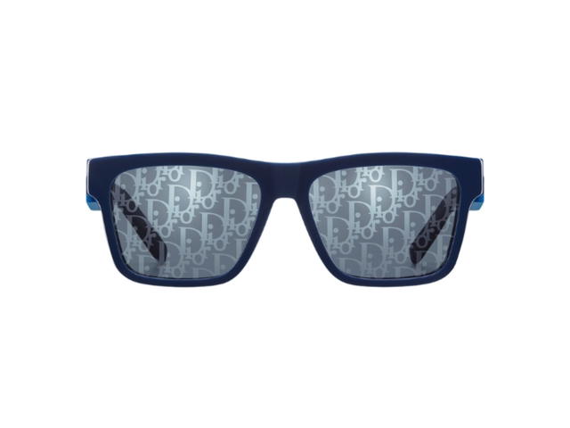 Dior Dior B23 S4I Square Sunglasses Blue Lenses - view 2