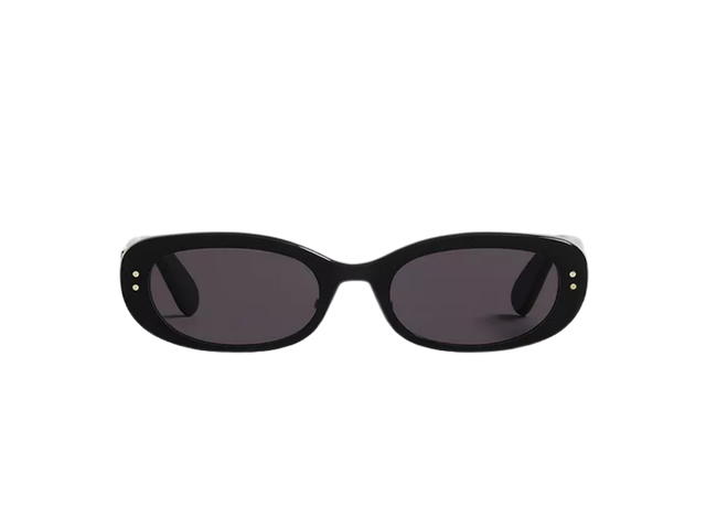 Dior Dior Oblique B1F In Glossy Black Acetate Frame With Gray Lenses - view 2