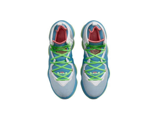 Nike Nike LeBron 19 Dutch Blue Lime Glow - view 3
