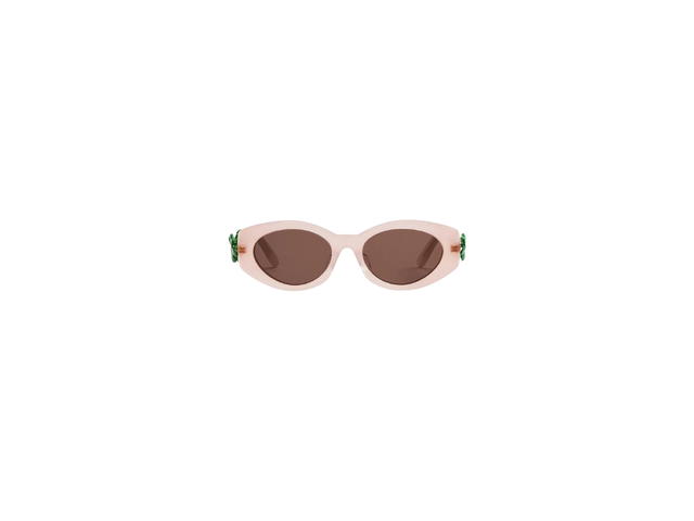 Dior Dior Clover B1F Transparent Pink Oval Sunglasses - view 2