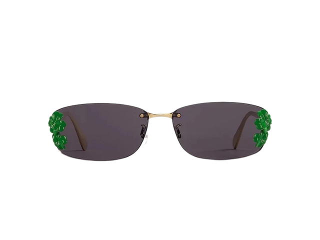 Dior Dior Clover S1U Rectangular Sunglasses Grey - view 2