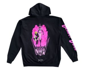 Buy Deadly Doll Modern Love Zip Up Hoodie Black at Sasom – Authentic and Ready to Ship