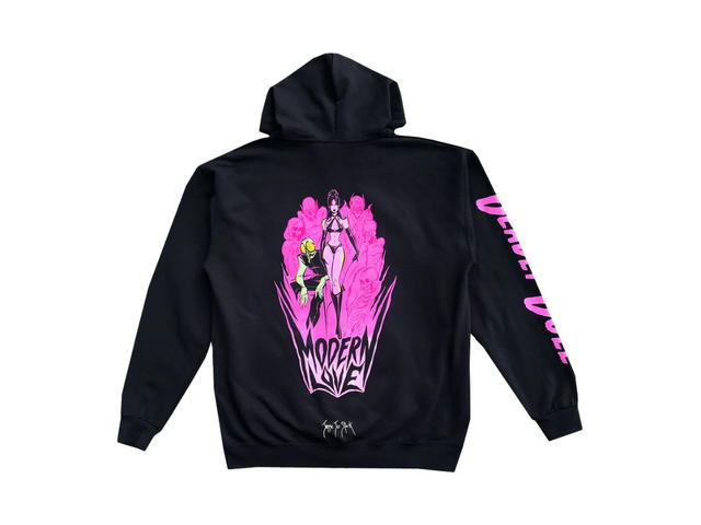 Deadly Doll Deadly Doll Modern Love Zip Up Hoodie Black - view 1
