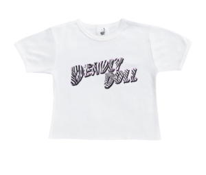 Buy Deadly Doll Zebra Baby Tee White at Sasom – Authentic and Ready to Ship