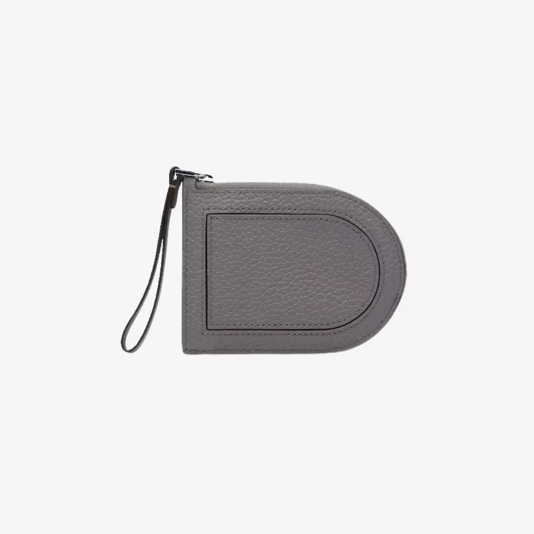 Delvaux Delvaux Pin D Card Holder Taurillon Soft Stone