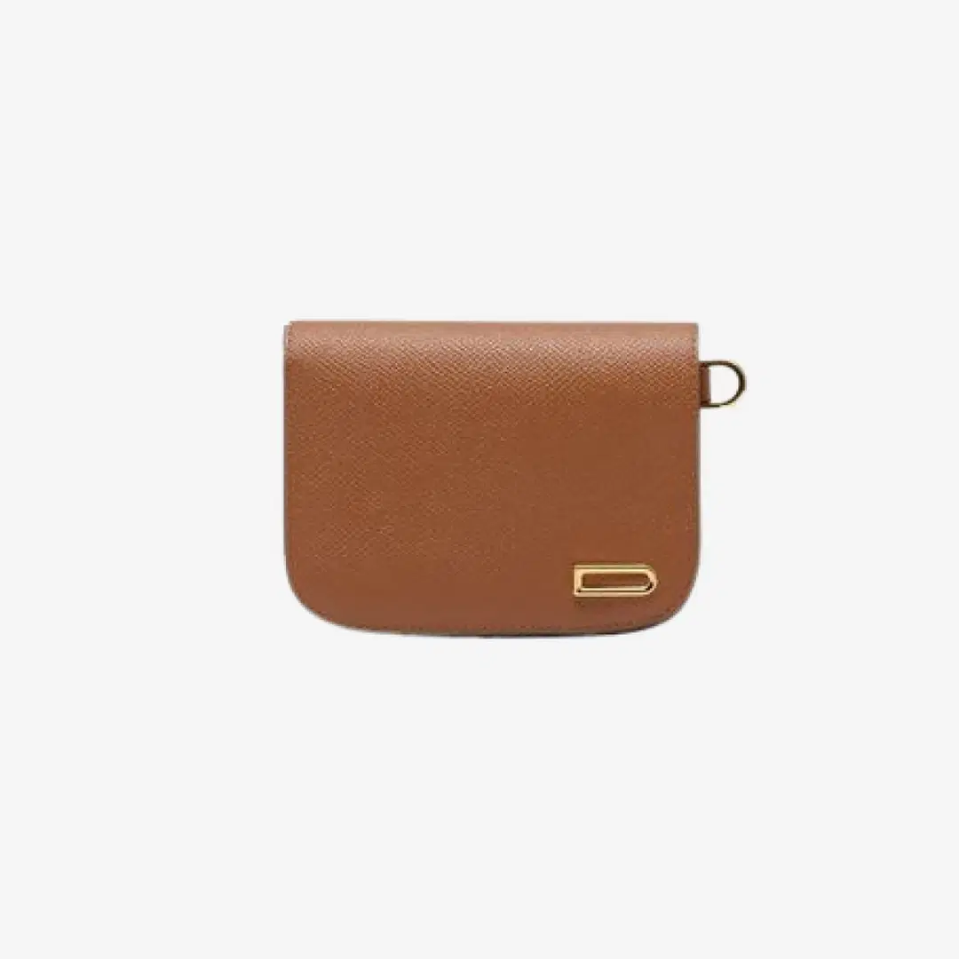Delvaux Delvaux Vagabond Compact Wallet Alpina Calf Tan