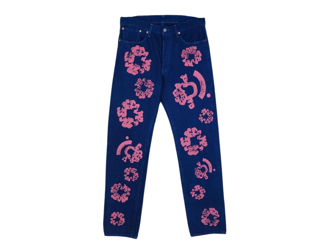 Denim Tears Denim Tears Bstroy Tears 501 Jean Bright Blue