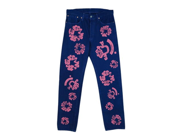 Denim Tears Denim Tears Bstroy Tears 501 Jean Bright Blue - view 1