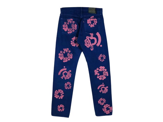 Denim Tears Denim Tears Bstroy Tears 501 Jean Bright Blue - view 2