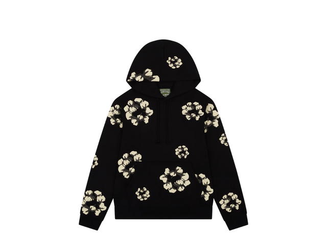 Denim Tears Denim Tears Cactus Tears Wreath Hoodie Black (FW24) - view 1