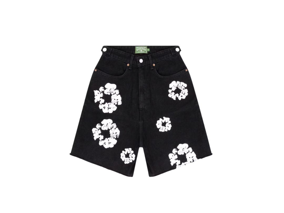 Denim Tears Denim Tears Cotton Wreath Jean Short Black