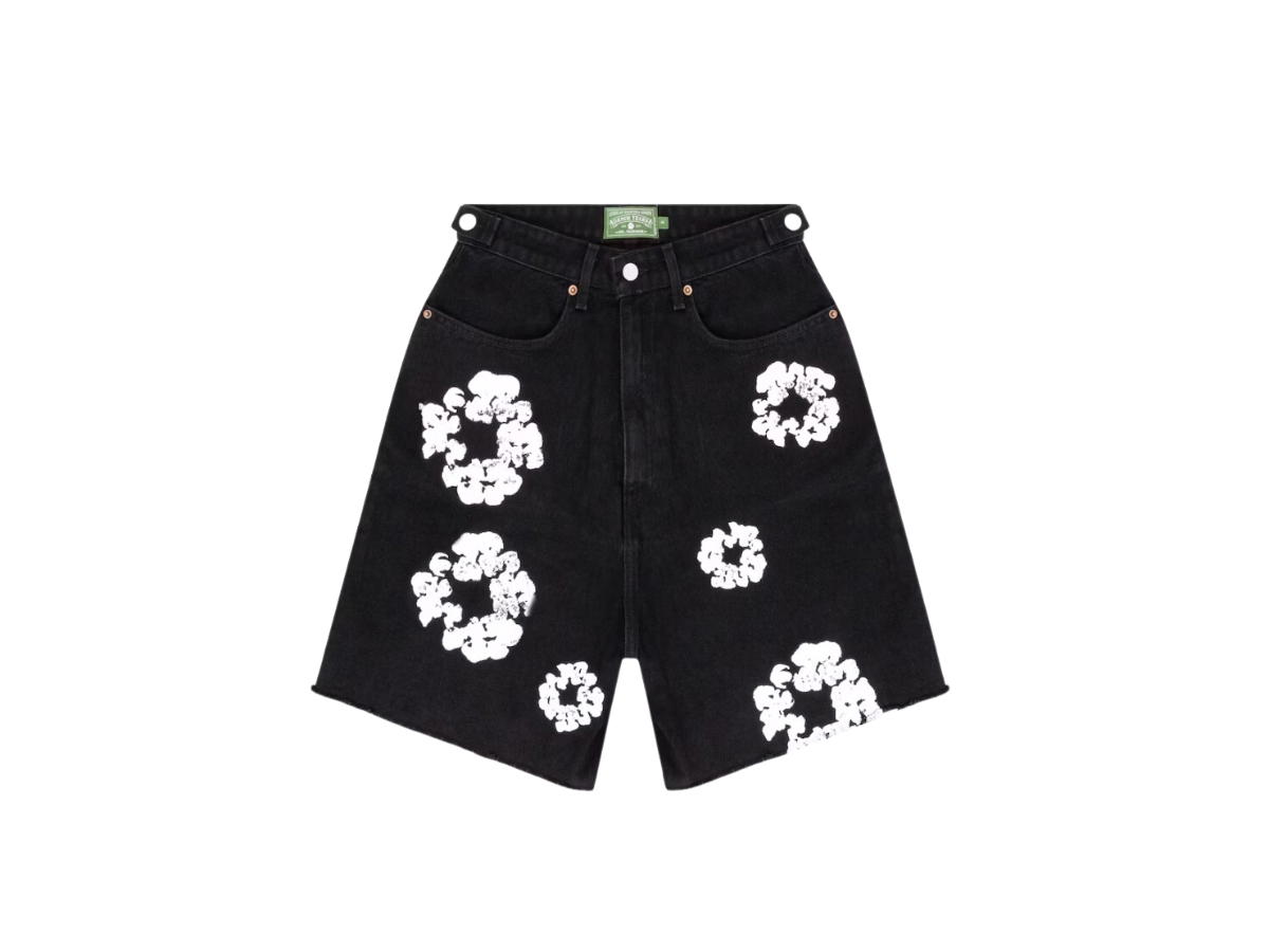 Denim Tears Denim Tears Cotton Wreath Jean Short Black