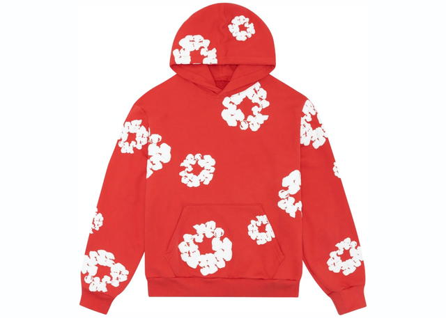 Denim Tears Denim Tears Cotton Wreath Sweatshirt Red - view 1