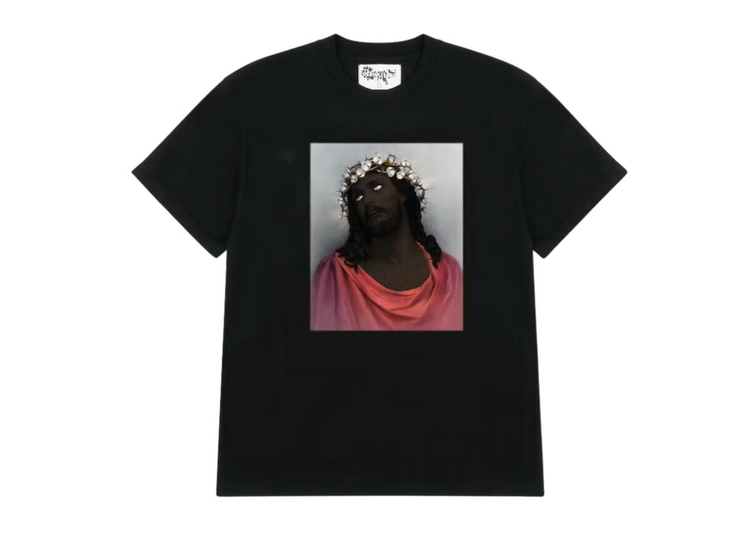 Denim Tears Denim Tears Crown Made of Cotton Tee Black