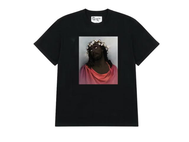 Denim Tears Denim Tears Crown Made of Cotton Tee Black - view 1