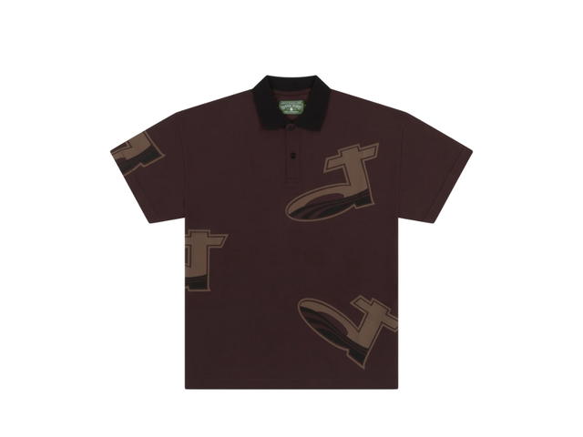 Denim Tears Denim Tears DT Pique Polo Brown - view 1