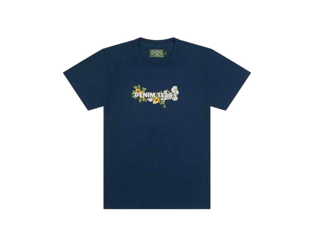 Denim Tears Denim Tears Logo Tee Navy