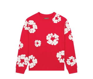 Buy Denim Tears Long Sleeve Cotton Wreath Tee Red (FW24) at Sasom – Authentic and Ready to Ship