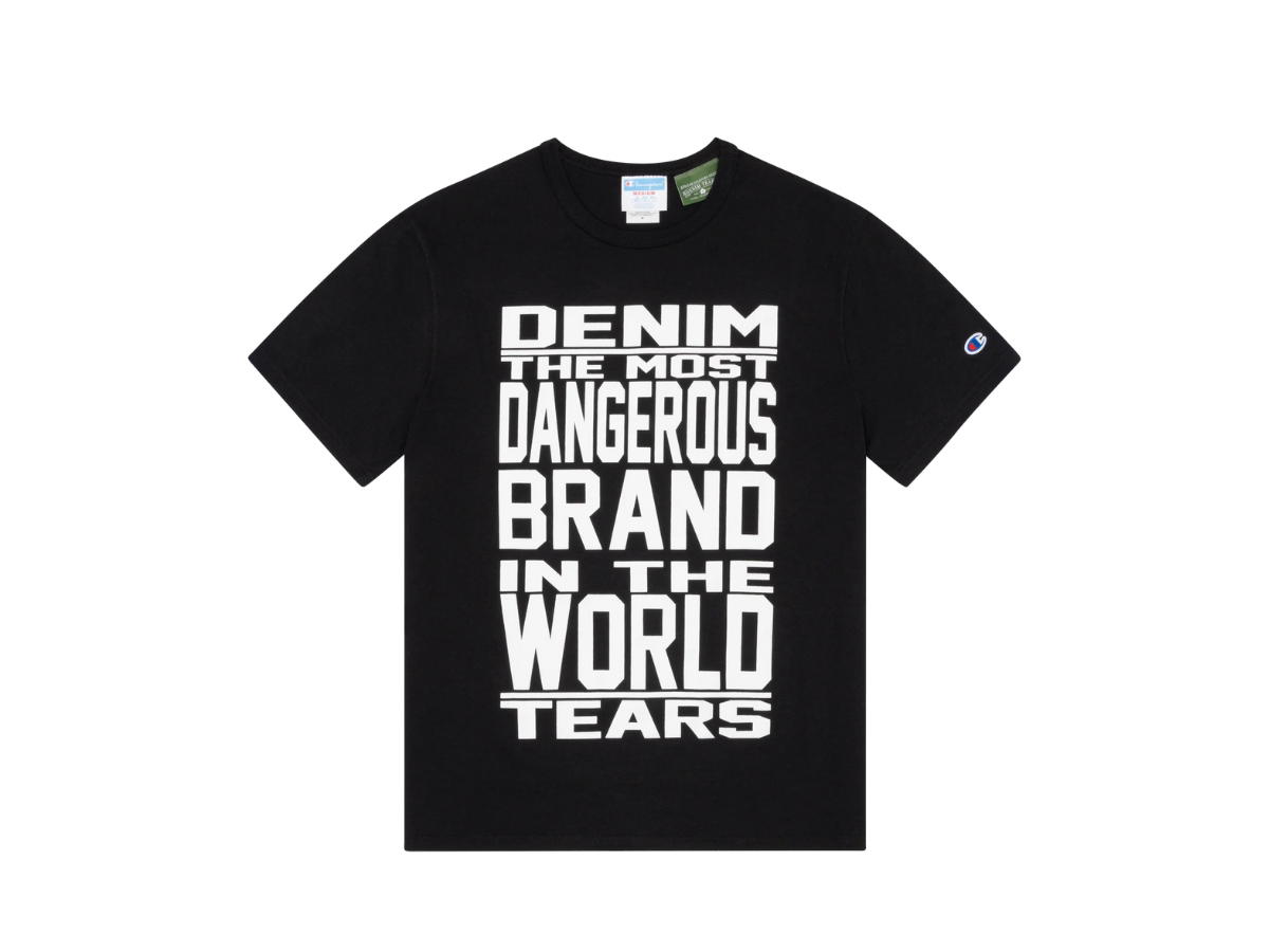 Denim Tears Denim Tears Mission Statement Tee Black