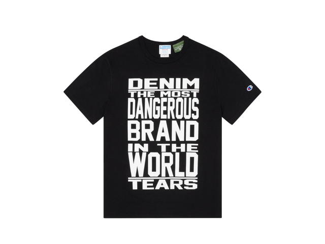 Denim Tears Denim Tears Mission Statement Tee Black - view 1