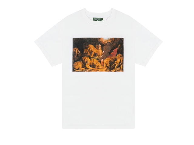 Denim Tears Denim Tears The Black Calm Tee White - view 1