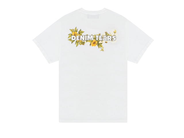 Denim Tears Denim Tears The Black Calm Tee White - view 2