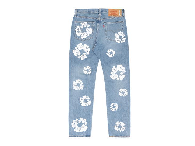 Denim Tears Denim Tears The Cotton Wreath Jean Light Wash - view 2