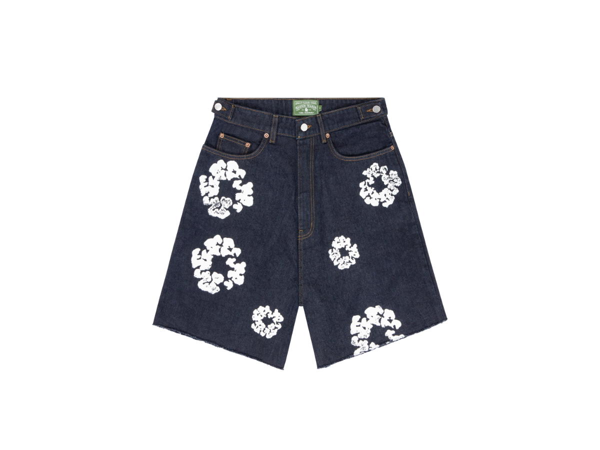 Denim Tears Denim Tears The Cotton Wreath Jean Short Selvedge Raw