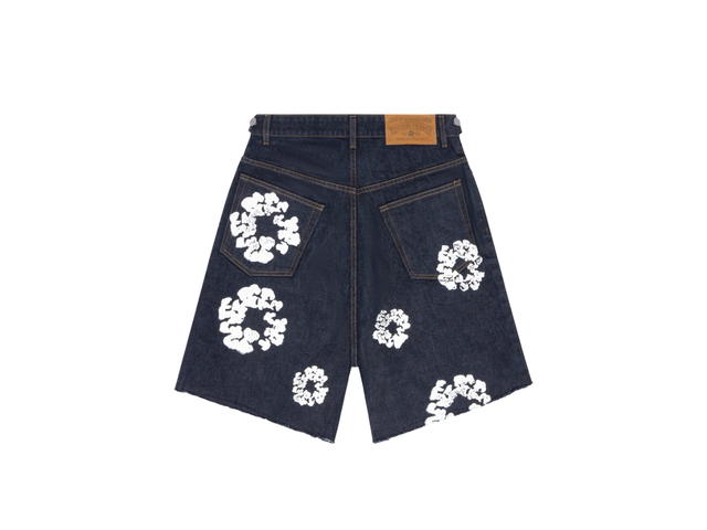 Denim Tears Denim Tears The Cotton Wreath Jean Short Selvedge Raw - view 2